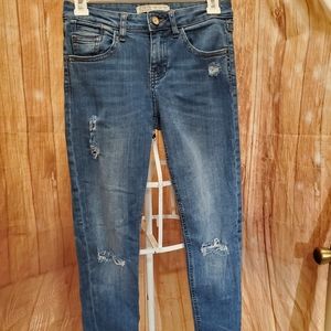 Zara Z1975 Distressed Jeans  Sz 2